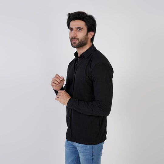 Eminent Men's Front Open Shirt - Black, Men's Shirts, Eminent, Chase Value