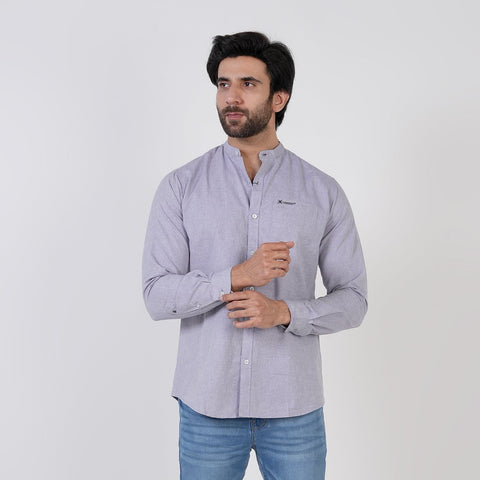 Men's Casual Chambray Shirt