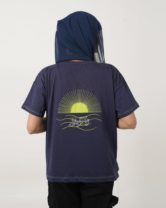 Eminent Women's Half Sleeves T-Shirt - Navy Blue, Women T-Shirts & Tops, Eminent, Chase Value