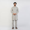 Eminent Men's Trim Kurta Pajama - Light Grey