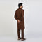 Eminent Men's Kurta Pajama Fancy Suit - Dark Brown
