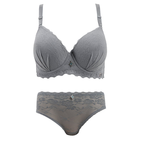 Eminent Foam Bra Set - Grey, Women Bras, Eminent, Chase Value