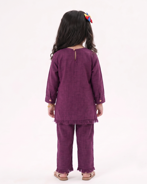 Girls' Fusion Dyed 2 Pc Suit