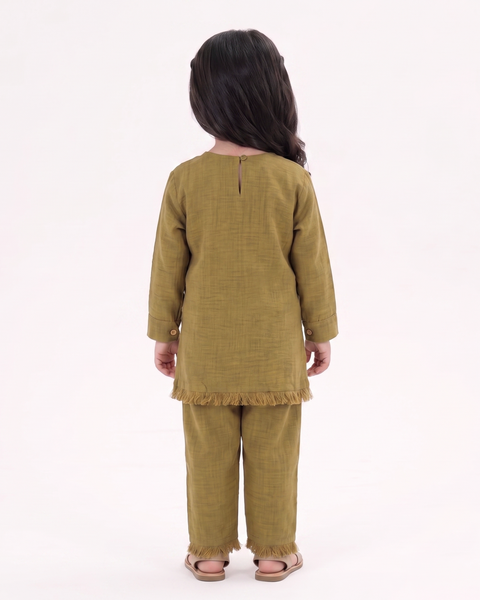 Girls' Fusion Dyed 2 Pc Suit