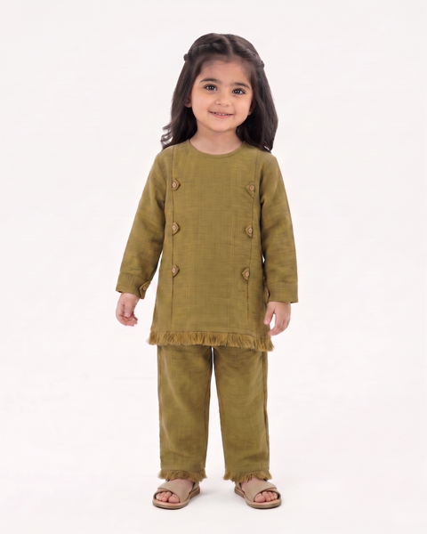 Girls' Fusion Dyed 2 Pc Suit