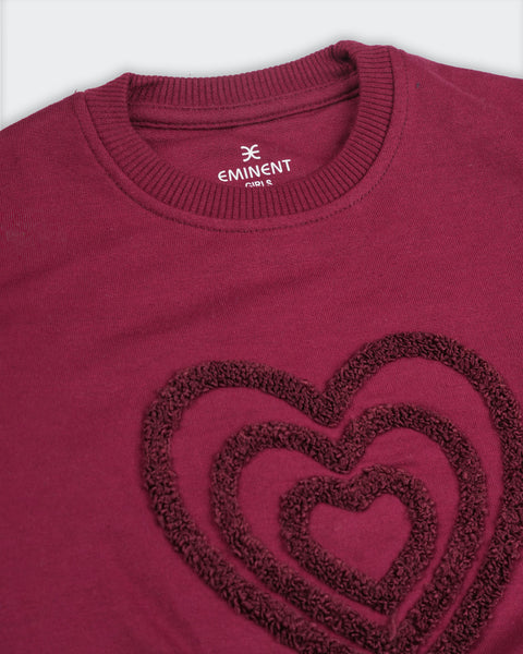 Girls Knitted Sweatshirt