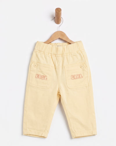 Newborn Girls' Cotton Pants