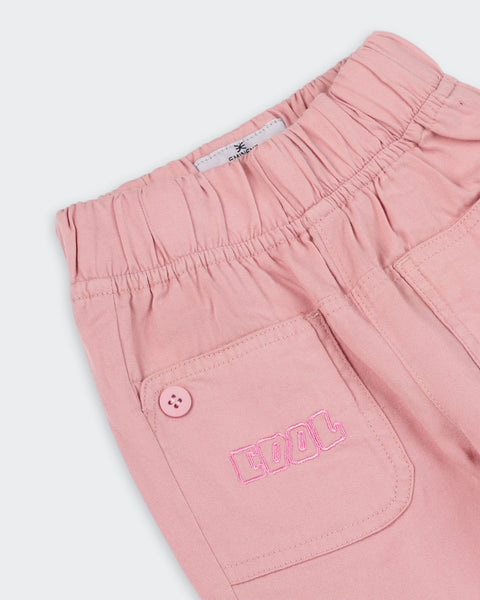 Newborn Girls' Cotton Pants