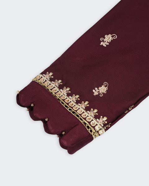 Girls' Signature Embroidered Dyed 2Pc Suit
