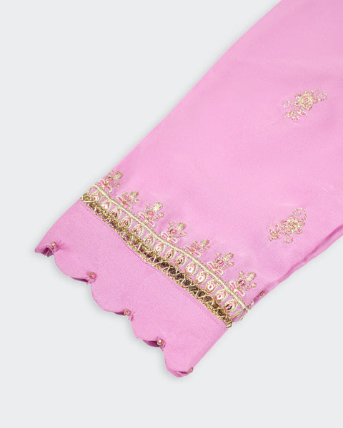 Girls' Signature Embroidered Dyed 2Pc Suit