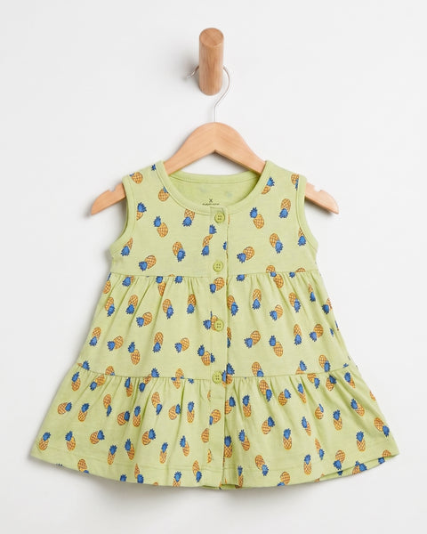 Newborn Girls' Single Jersey Frock