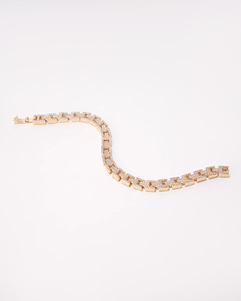 Women's Crystal Link Statement Bracelet
