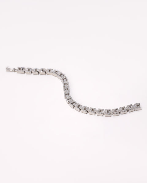 Women's Crystal Link Statement Bracelet