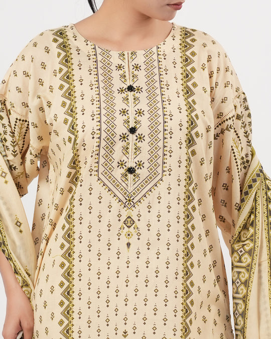 Women's Essentials Printed 3Pc Suit