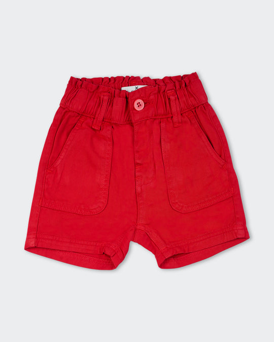 Newborn Girls Interlock Shorts