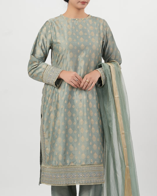 Women's Signature Embroidered 3Pc Suit