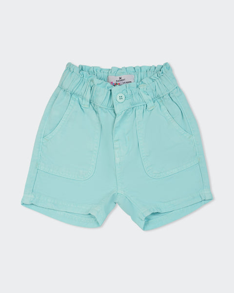 Newborn Girls Interlock Shorts