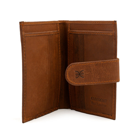 Eminent Leather full texture Wallet - Brown