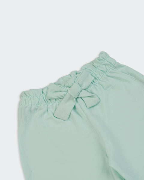 Newborn Girls Interlock Trousers