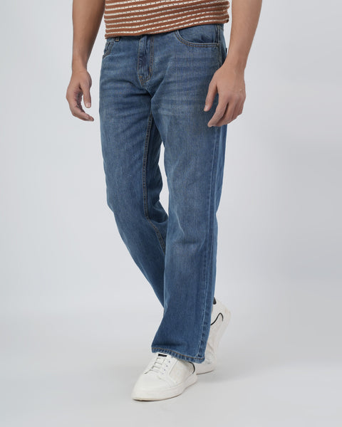 Eminent Men's Loose Fit Denim Pant