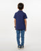 Eminent Boys Polo Half Sleeves T-Shirt - Navy Blue