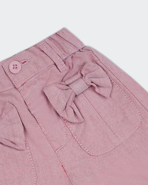 Newborn Girls Cotton Shorts
