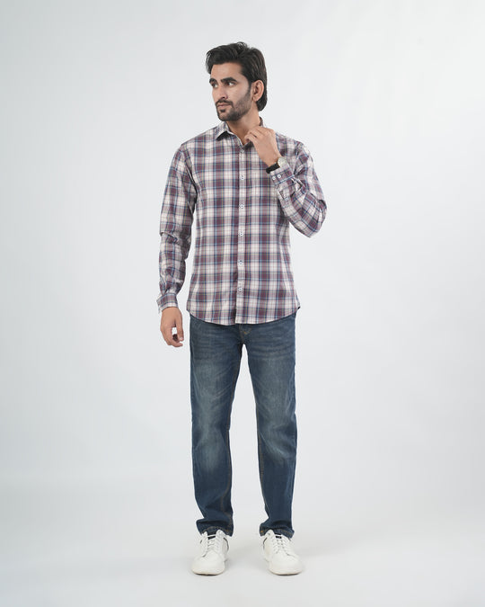 Men's Casual Check Shirt