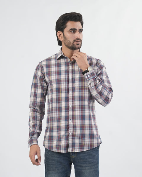 Men's Casual Check Shirt
