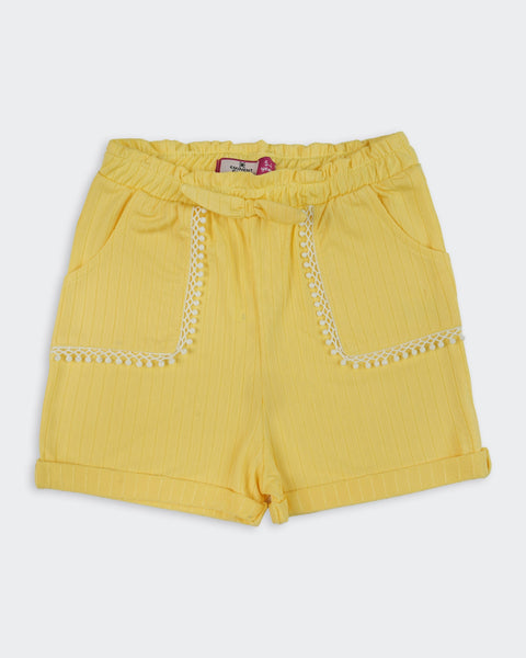 Regular Fit Textured Shorts