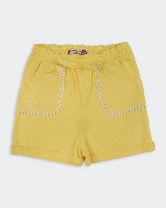 Regular Fit Textured Shorts