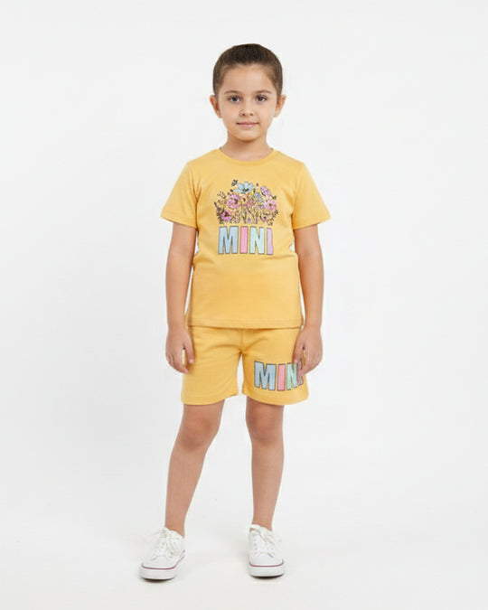 Girls Half Sleeves Co-Ord Set