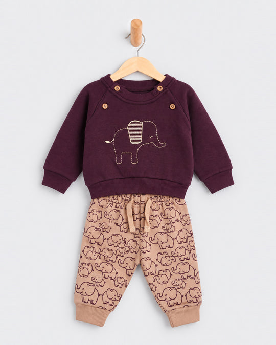 Newborn Boys Knitted Co-Ord Set