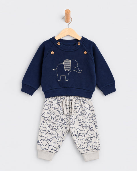 Newborn Boys Knitted Co-Ord Set