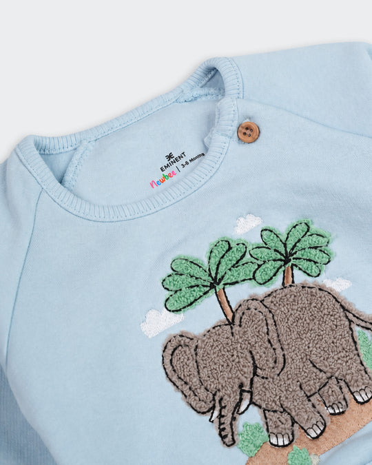 Newborn Boys Knitted Sweatshirt