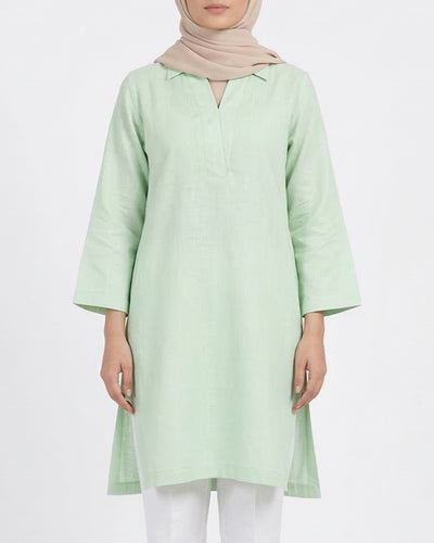 Women's Dyed Jacquard Kurti