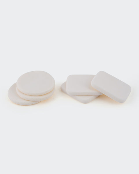 Makeup Puff 6 Pcs - White