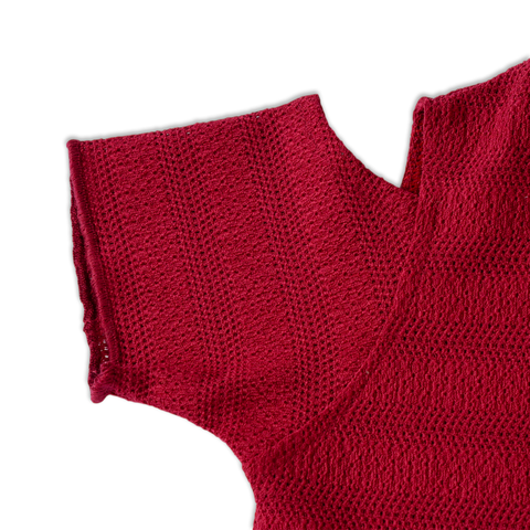 Eminent Girls Half Sleeves  Frock - Red