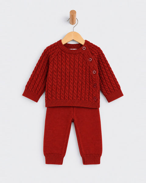 Newborn Boys Sweater Suit