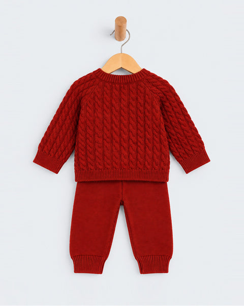 Newborn Boys Sweater Suit