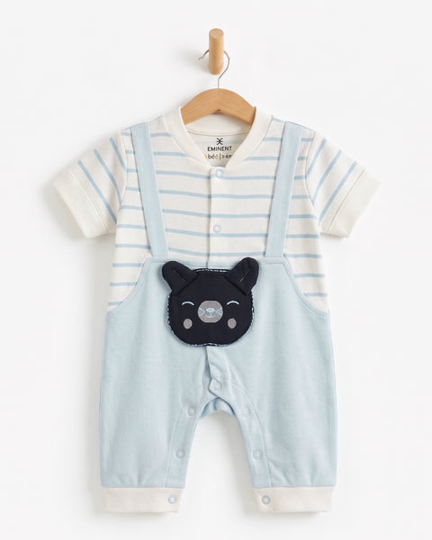 Newborn Boys' Interlock Romper