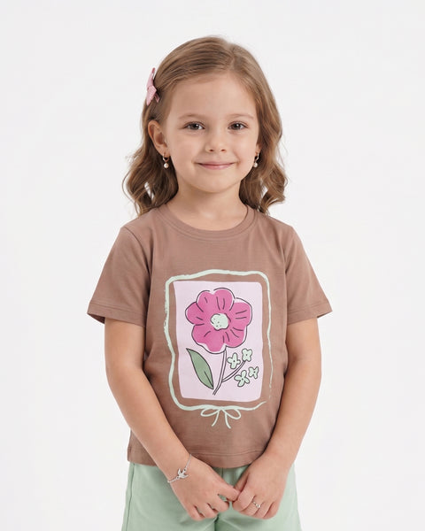 Girls' Half Sleeves T-Shirt