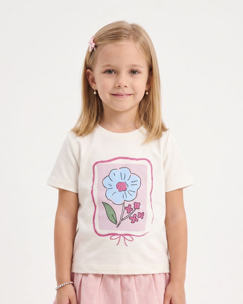 Girls' Half Sleeves T-Shirt
