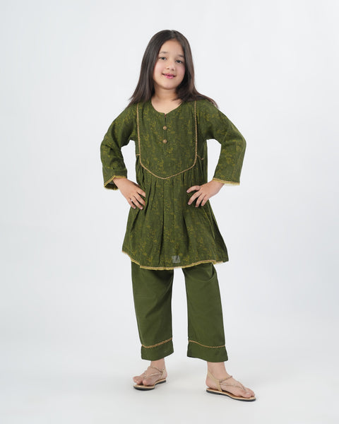 2 Piece Girls' Suit
