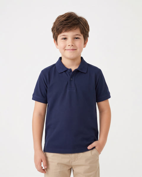 Boys' Half Sleeves Polo T-Shirt