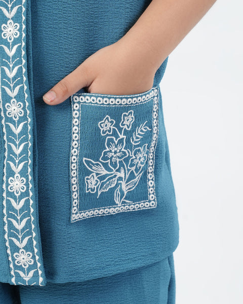 Girls' Embroidered Co-Ord Set