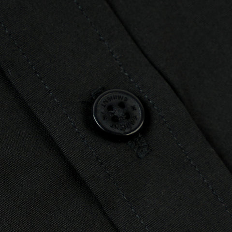 Eminent Men's Plain Formal Shirt - Black