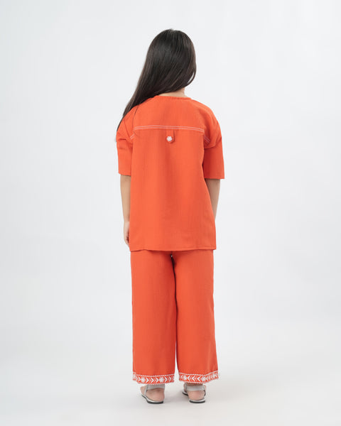 Girls' Embroidered Co-Ord Set