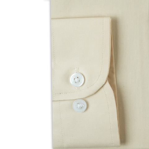 Eminent Men's Plain Formal Shirt - Cream