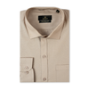 Eminent Men's Plain Formal Shirt - Beige