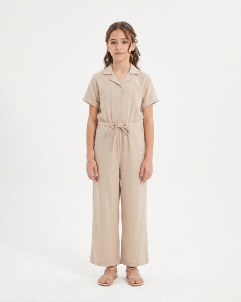 Girls' Woven Jumpsuit